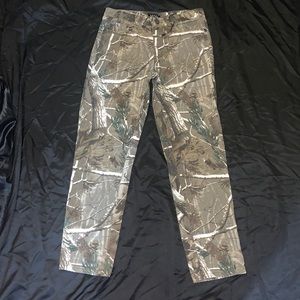 Woodland camo jean pants